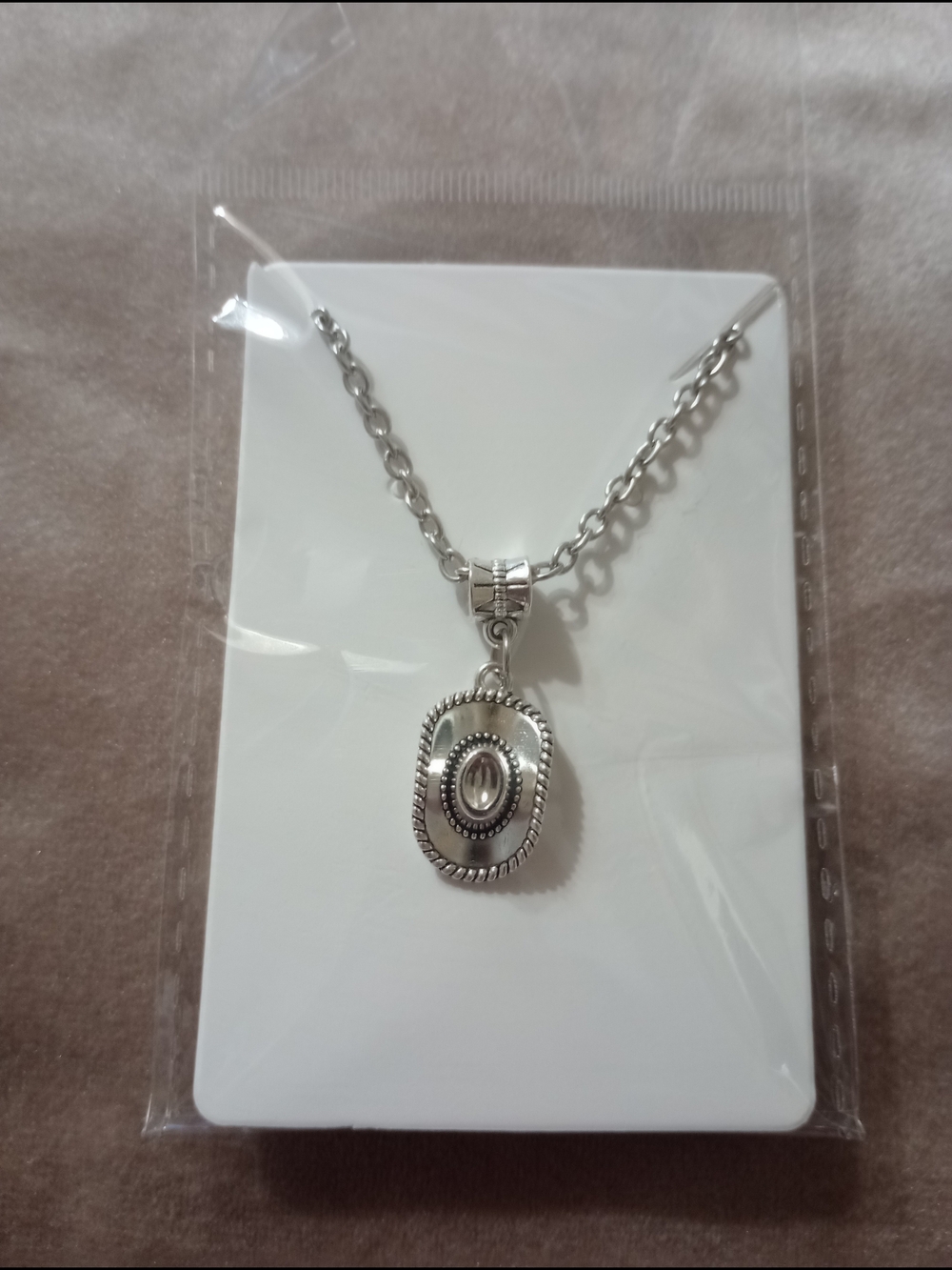 Cowboy Hat Pendant Necklace